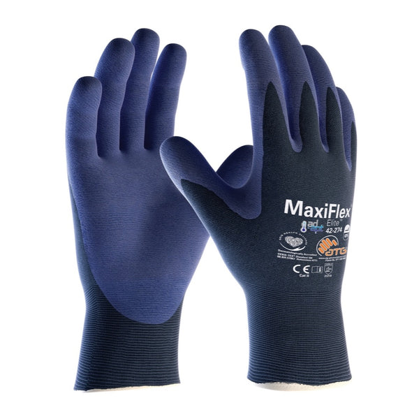 Rękawice ATG MaxiFlex Elite 42-274 z cienką powłoką nitrylową