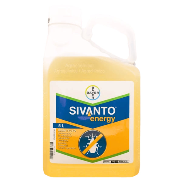 Kanister 5 l insektycydu Sivanto Energy Bayer na białym tle