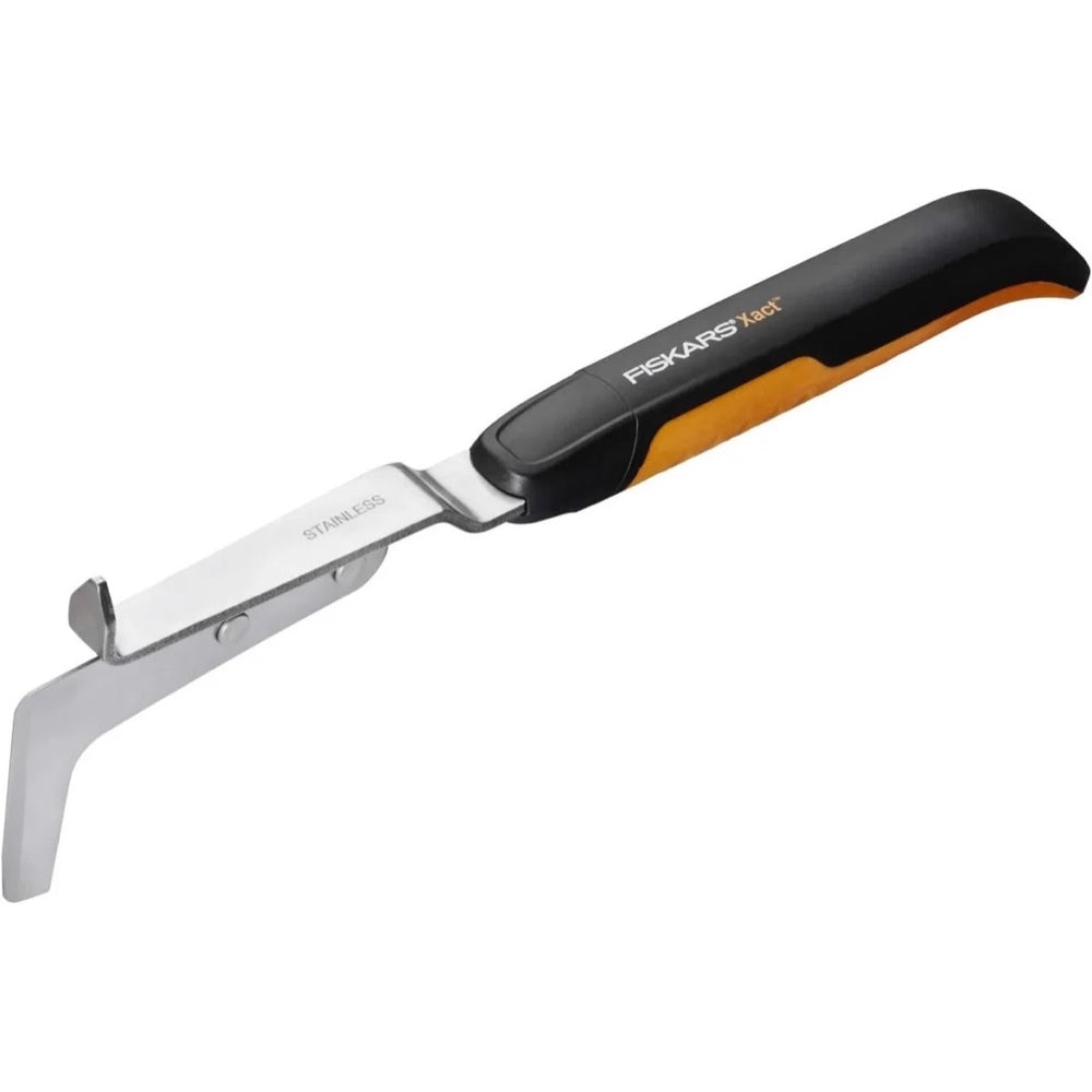 Mały skrobak do fug Fiskars Xact, widok z boku