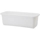 Biała skrzynka balkonowa Venus Form-Plastic na białym tle