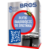 Opakowanie płytek owadobójczych do śmietnika Bros, 2 sztuki