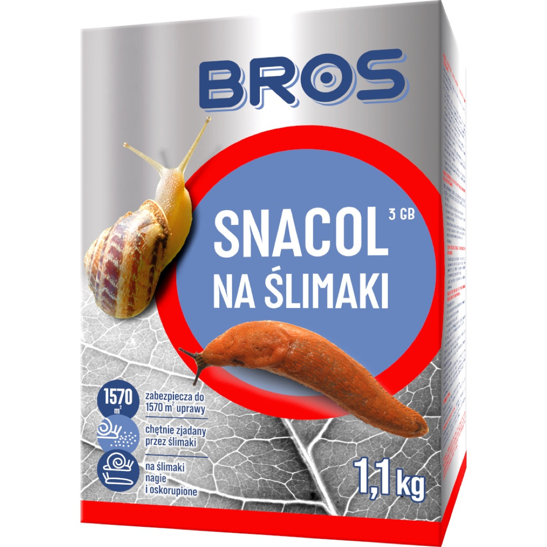 Opakowanie granulatu na ślimaki Snacol 3GB Bros 1,1 kg