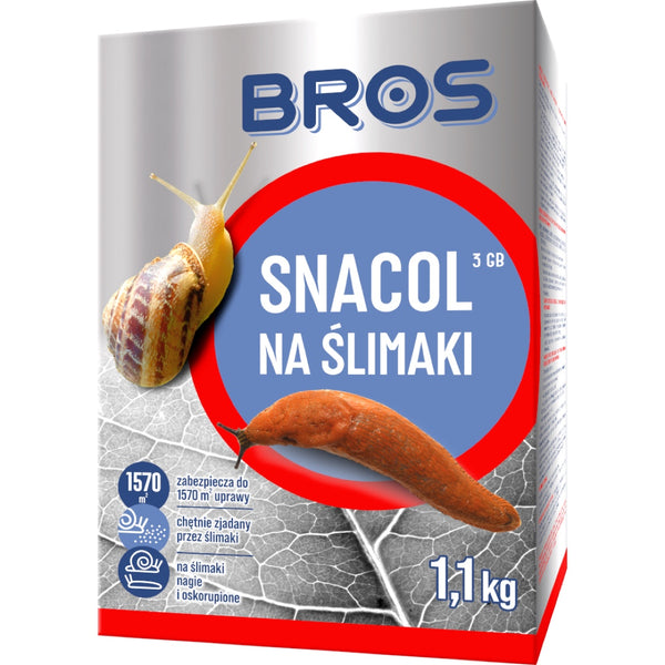 Opakowanie granulatu na ślimaki Snacol 3GB Bros 1,1 kg