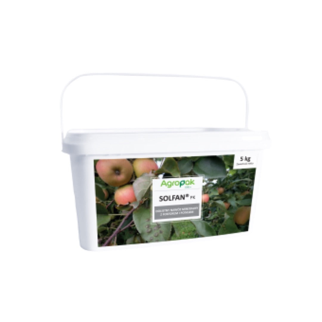Opakowanie nawozu dolistnego Solfan PK Agropak 5 kg