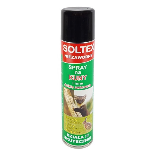 Puszka aerozolu Soltex Spray na kuny i inne dzikie zwierzęta 300 ml
