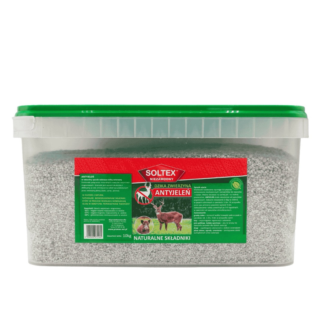 Wiadro 10 kg odstraszacza Soltex AntyJeleń z granulatem