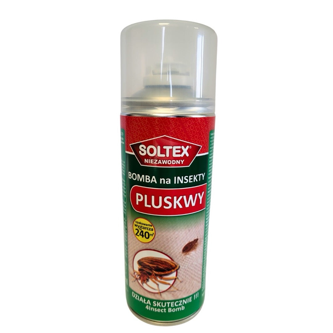 Puszka aerozolu Soltex Bomba na insekty Pluskwy 400 ml