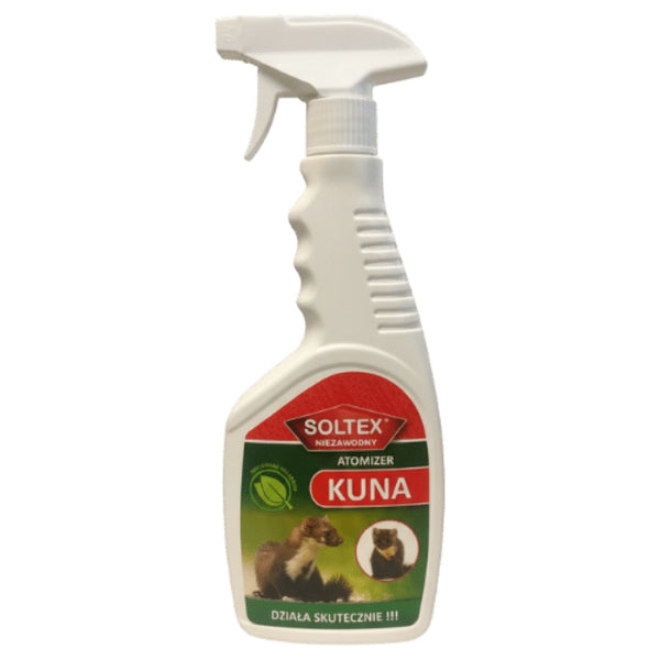 Butelka Soltex Atomizer Kuna 500 ml ze spryskiwaczem, spray odstraszający kuny