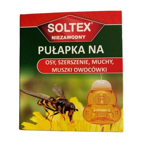 Opakowanie pułapki Soltex na osy, szerszenie, muchy i muszki owocówki