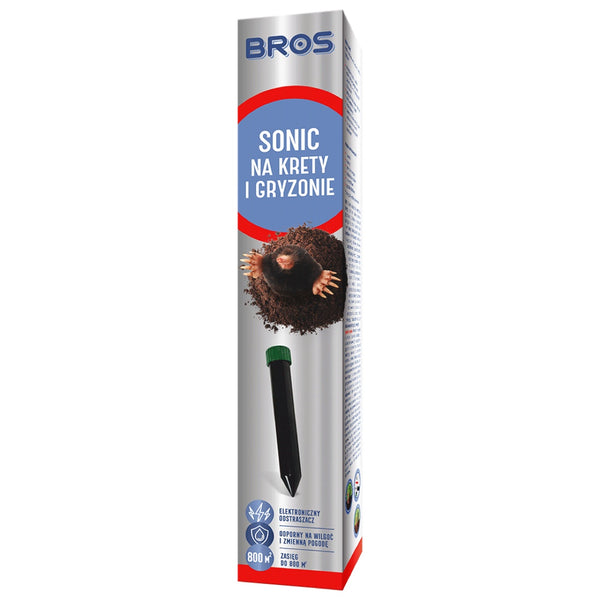 Odstraszacz kretów Sonic Bros w opakowaniu