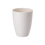 Okrągła osłonka do storczyków 13 cm Form-Plastic w kolorze kremowym na białym tle