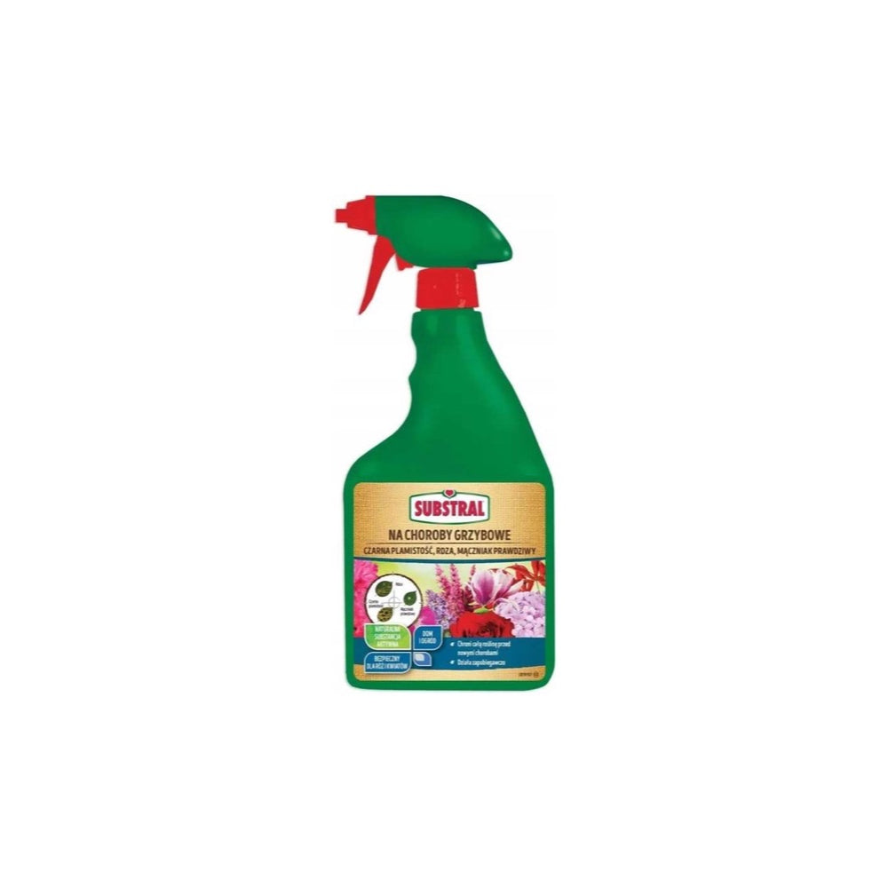 Butelka ze spryskiwaczem 750 ml Substral spray na choroby grzybowe róż i roślin ozdobnych