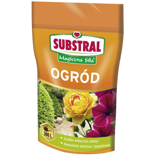 Substral Magiczna Siła nawóz do ogrodu 300 g, opakowanie na białym tle