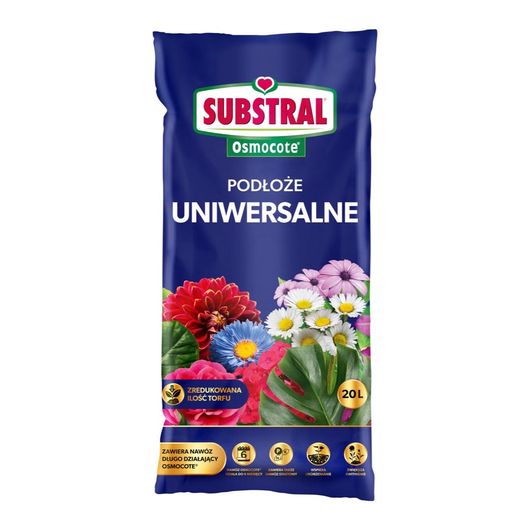 Worek podłoża Substral Osmocote podłoże uniwersalne 20 l z nawozem Osmocote