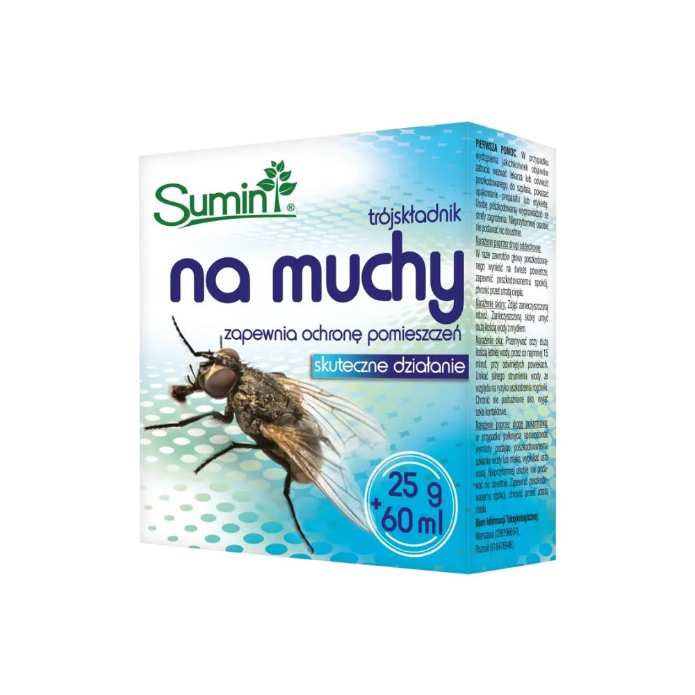 Opakowanie Trójskładnik na muchy Sumin 25 g plus 60 ml