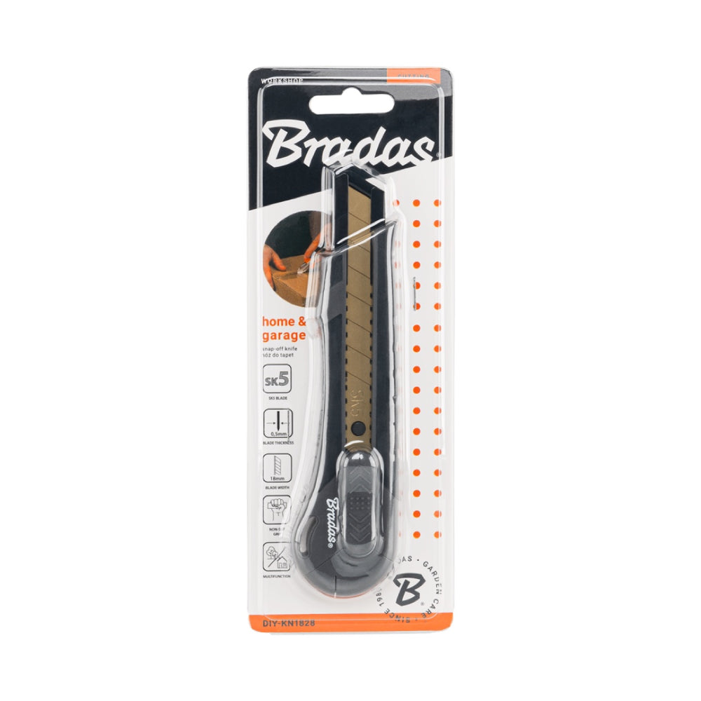 Nóż do tapet Bradas w opakowaniu blister Home & Garage