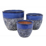Komplet trzech donic ceramicznych Tin Tours DCV-0114-C na białym tle