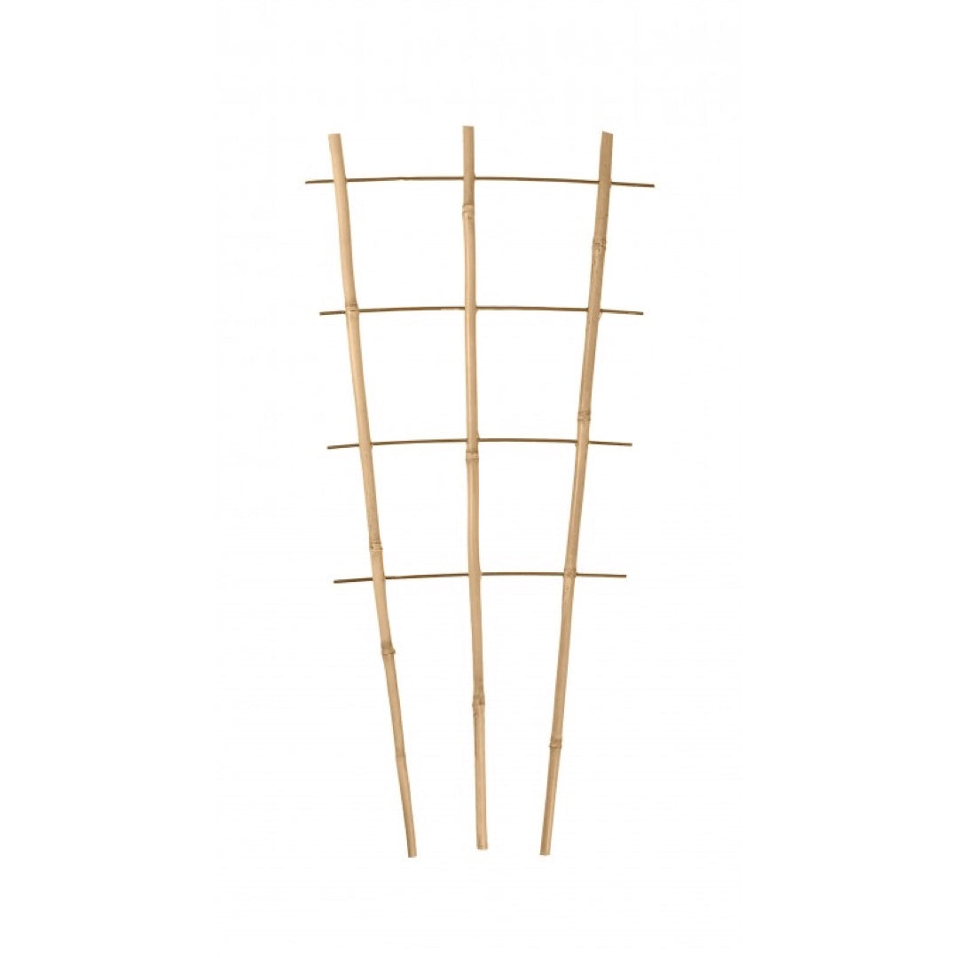 Potrójna drabinka bambusowa Tin Tours 45 cm, naturalna podpora do roślin