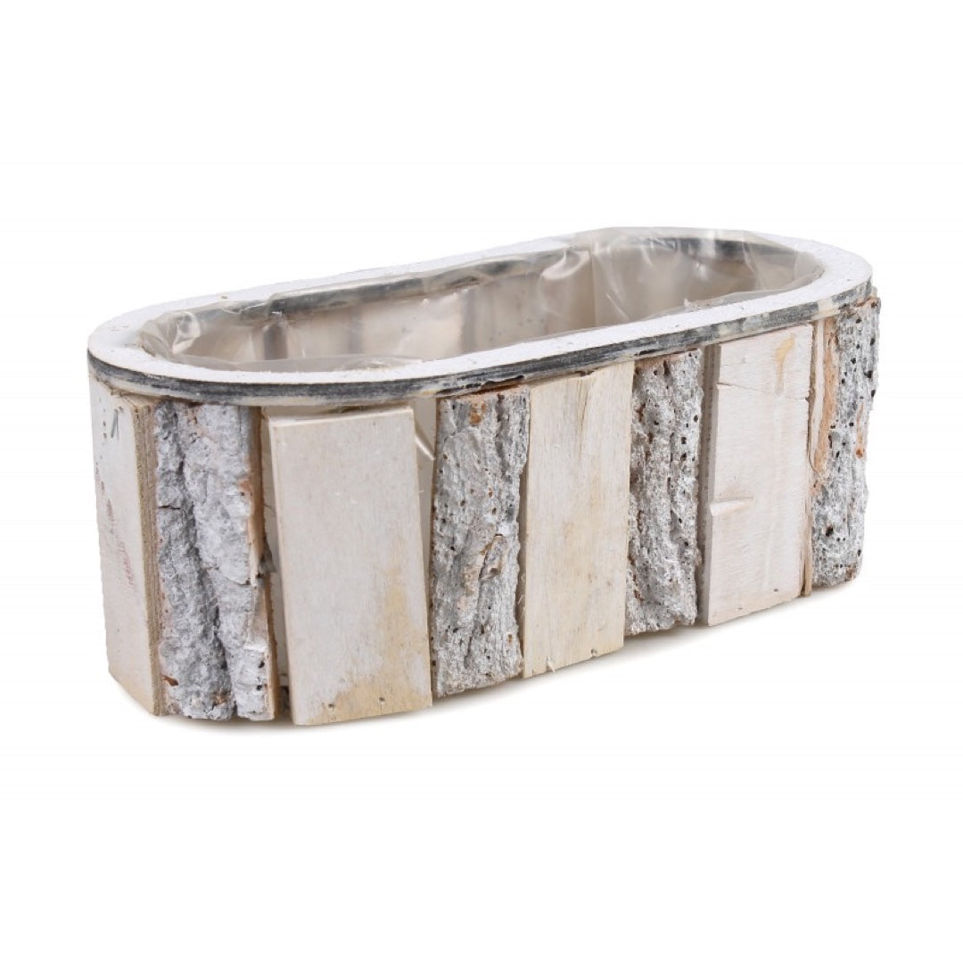 Skrzynka drewniana podłużna Tin Tours CSH17-0959.2.S, 25 cm, na białym tle