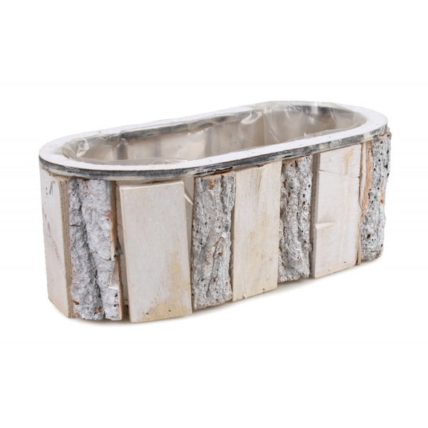 Skrzynka drewniana podłużna Tin Tours CSH17-0959.2.S, 25 cm, na białym tle