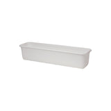 Skrzynka balkonowa Venus Mat Recycled 60 cm w kolorze biały na białym tle