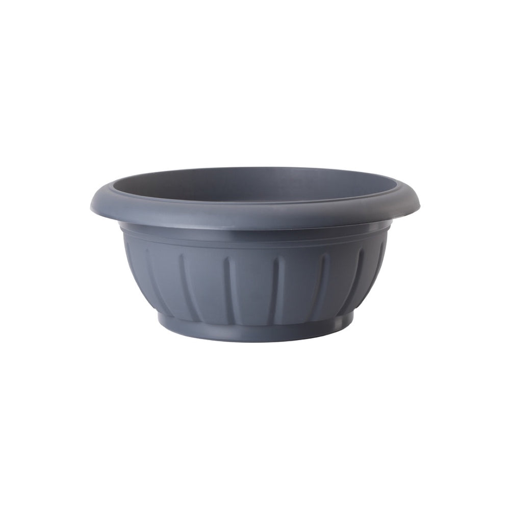 Okrągła misa Verona Form-Plastic 30 cm w kolorze antracyt na białym tle