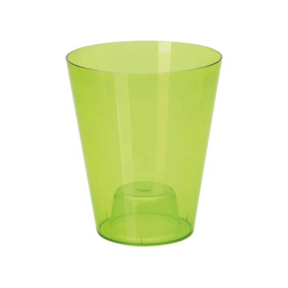 Transparentna zielona osłonka Vulcano do storczyka Form-Plastic