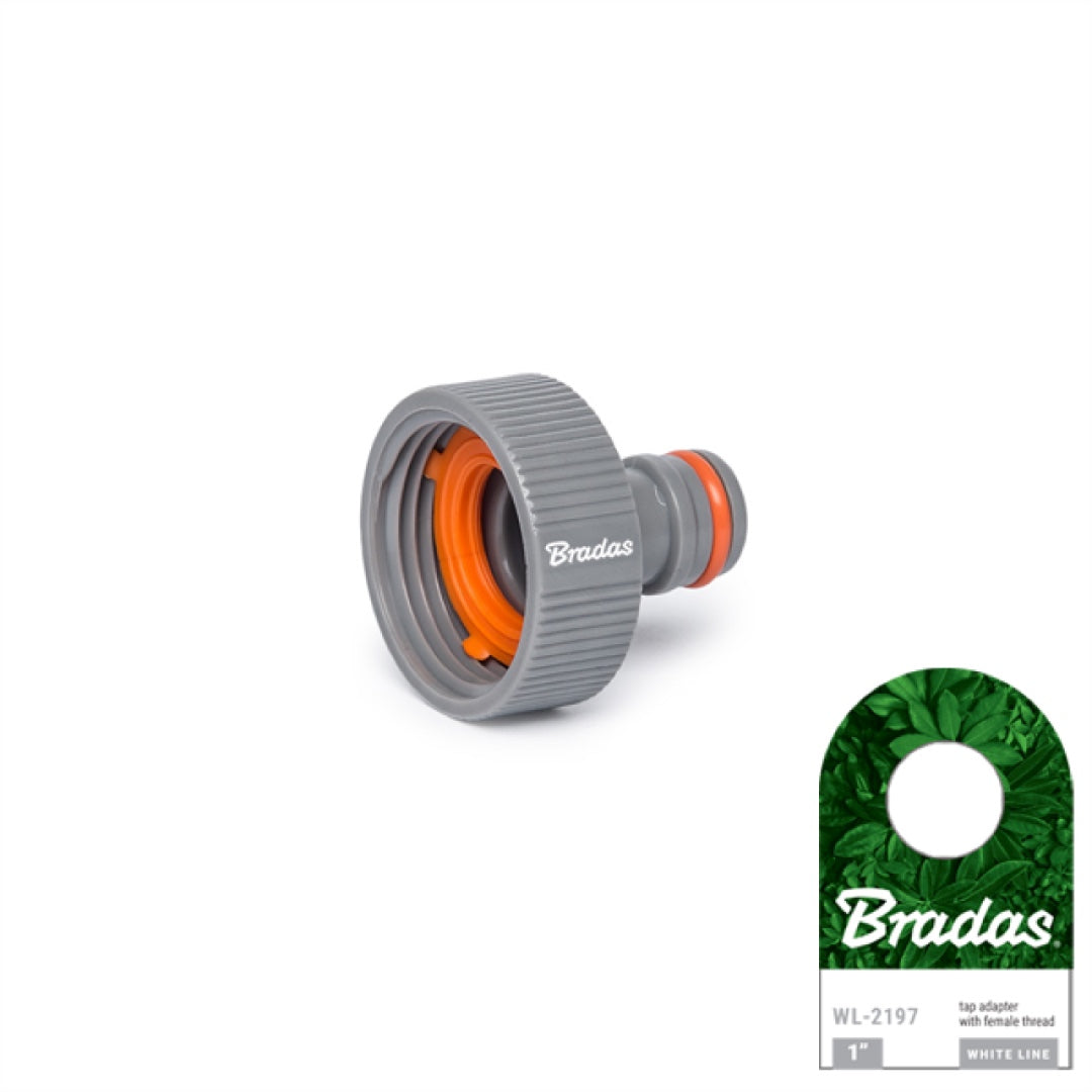 Przyłącze na kran z gwintem wewnętrznym 1" Bradas White Line WL-2197