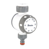 Biało-szary mechaniczny zegar przepływu wody Bradas White Line WL-3131 z tarczą czasu do 120 minut