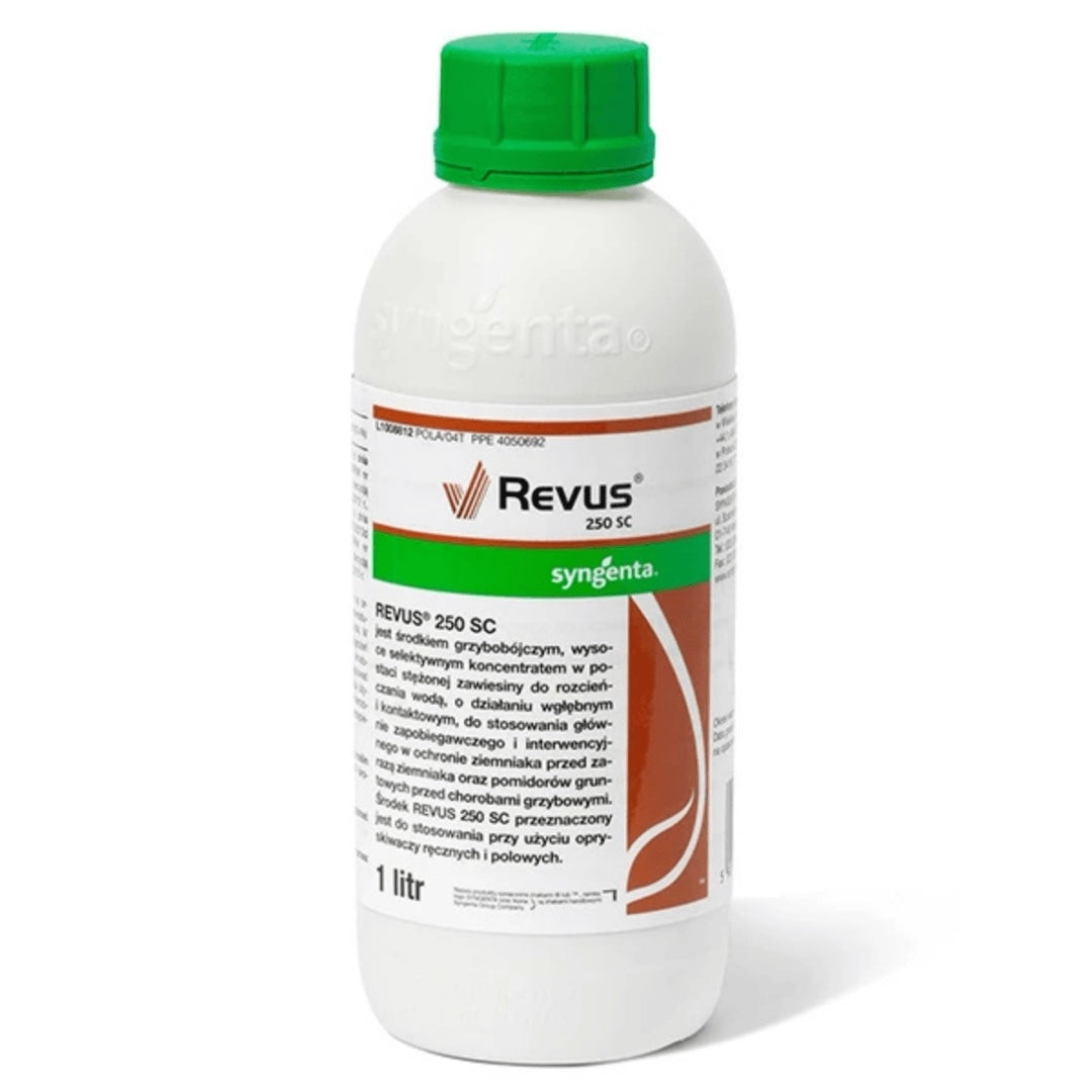 Butelka 1 l fungicydu Revus 250 SC firmy Syngenta