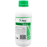 Butelka 1 l fungicydu Tern 750 EC firmy Syngenta z zieloną nakrętką