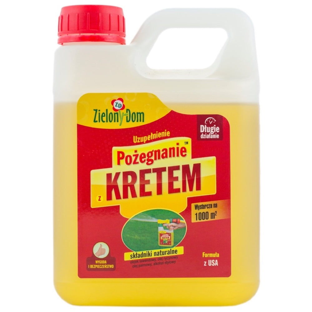 Kanister Zielony Dom Pożegnanie z kretem 950 ml, wersja z uzupełnieniem